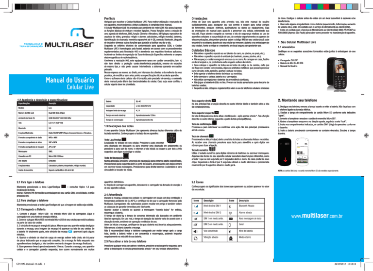 Manual Multilaser Manualzz