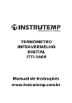 Manual de Instru&ccedil;&otilde;es Term&ocirc;metro Infravermelho ITTI-1600