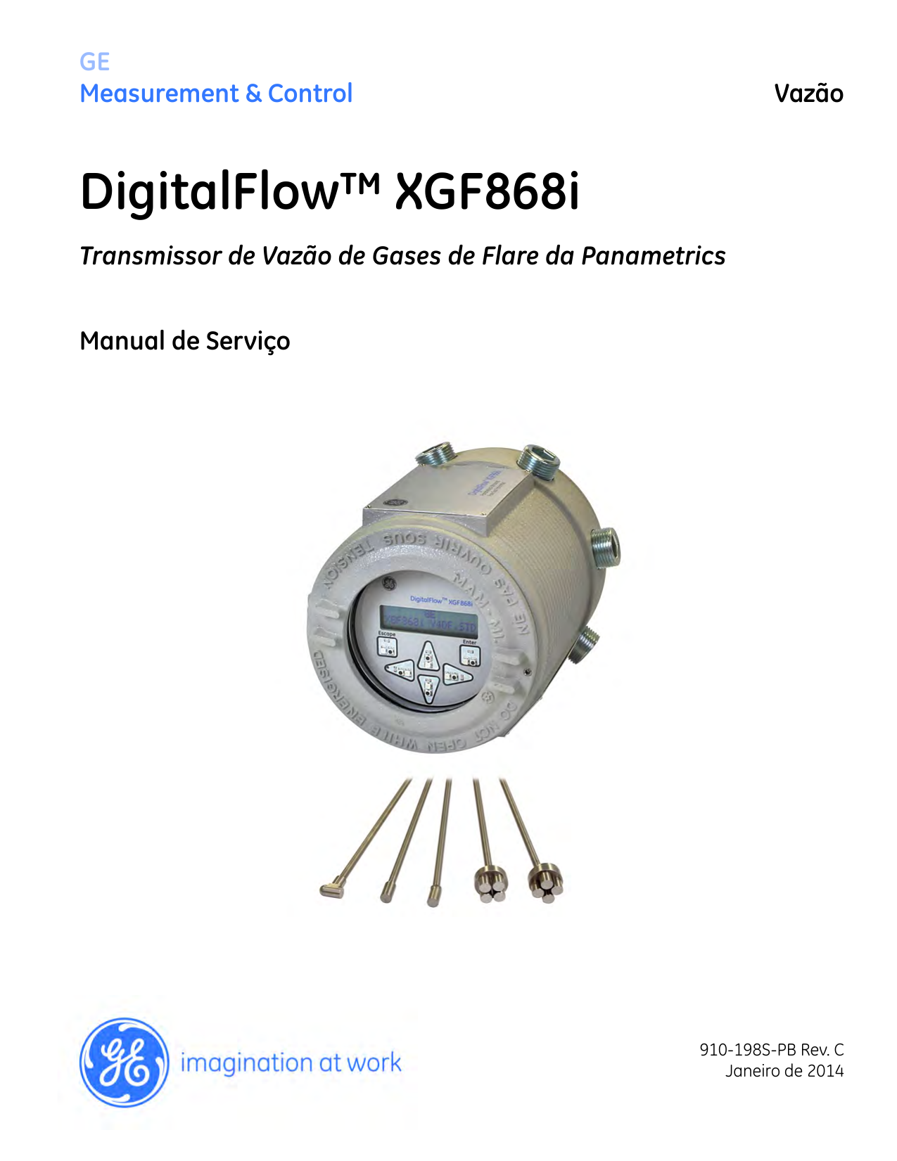 DigitalFlow™ XGF868i GE Measurement & Control A.3 Parâmetros de