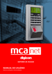 MCANet Manual do Usu&aacute;rio - Sistema de Acesso