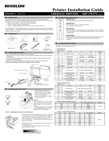 Printer Installation Guide | Manualzz