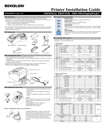 Printer Installation Guide | Manualzz