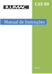 Central Endere&ccedil;&aacute;vel CAE 80 - Manual de Instru&ccedil;&otilde;es
