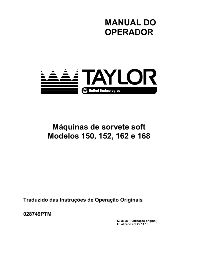 Taylor c713 online manual