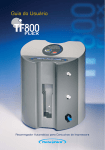 Recarregador Autom&aacute;tico TF800 FLEX - Guia do Usu&aacute;rio
