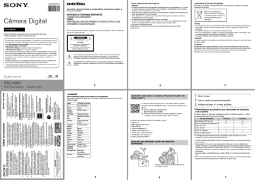 Sony DSC-H300 Quick Start Guide | Manualzz