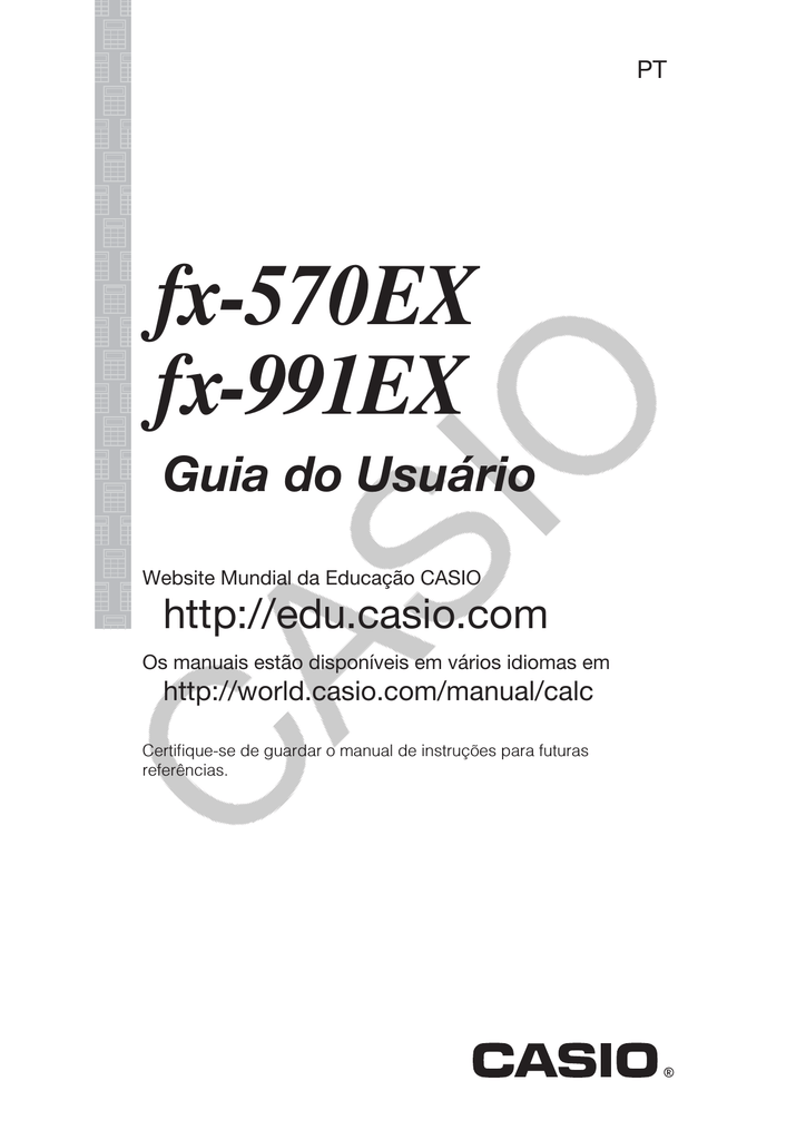 Casio fx570EX Calculator User guide Manualzz