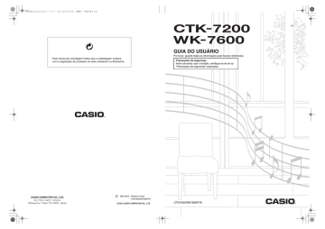 Casio CTK-7200 Electronic Musical Instrument Manual do usuário | Manualzz