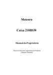 Meteoro 210BSW Caixa: Manual com IA Chat + PDF
