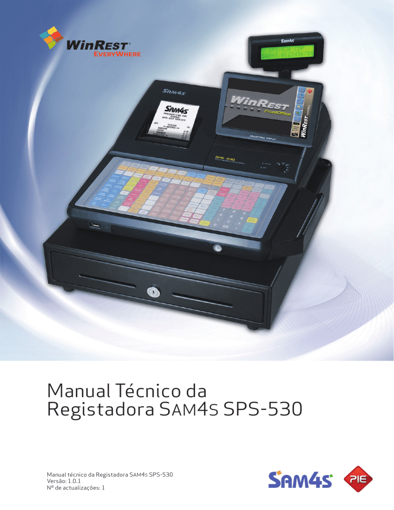 Manual Técnico da Registadora SAM4S SPS-530 | Manualzz