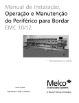 Manual EMC 10/12 - Instala&ccedil;&atilde;o, Opera&ccedil;&atilde;o e Manuten&ccedil;&atilde;o