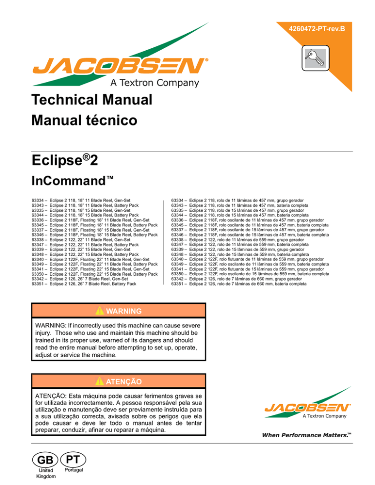 Eclipse®2 Technical Manual Manual técnico Manualzz