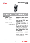 Manual de Servi&ccedil;o Cafeteira Philips Walita RI7546
