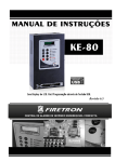 Manual de Instru&ccedil;&otilde;es KE 80 - ILUMAC