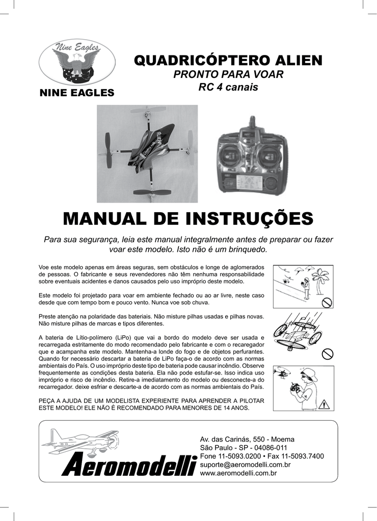 Manual de instruções