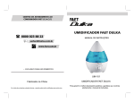Umidificador DULKA Manual de Instru&ccedil;&otilde;es - FAET
