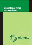 Teste de Narc&oacute;ticos - Manual de Instru&ccedil;&otilde;es
