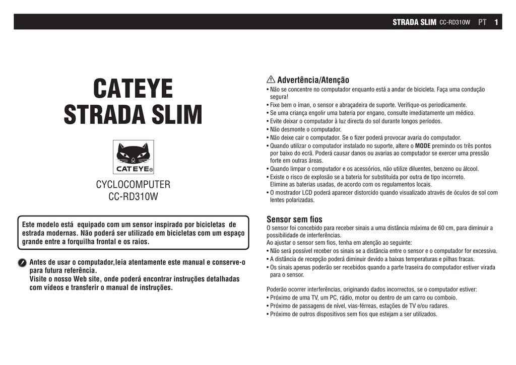 cateye strada slim