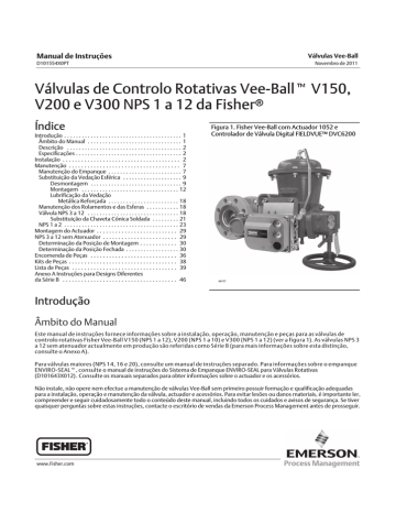 Válvulas De Controlo Rotativas Vee-Ballt V150, V200 E V300 NPS 1 | Manualzz