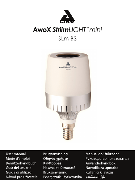 awox striimlight led light bulb bluetooth speakers