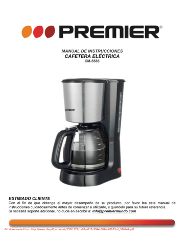 CAFETERA ELÉCTRICA | Manualzz