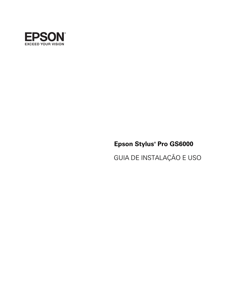 Epson Stylus Pro Gs6000 Guia De Instalação E Uso Manualzz 9877