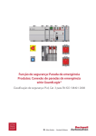 Parada de emerg&ecirc;ncia GuardLogix Compact GuardLogix, Parada de emerg&ecirc;ncia GuardLogix POINT Guard I/O - Observa&ccedil;&atilde;o de aplica&ccedil;&atilde;o da fun&ccedil;&atilde;o de seguran&ccedil;a
