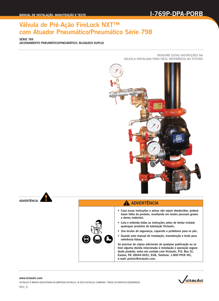 Victaulic FireLock NXT™ Preaction Valve Installation manual Manualzz