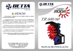 BETTA TR 600/60 Turbo Roda Manual de Instala&ccedil;&atilde;o | AI Chat &amp; PDF