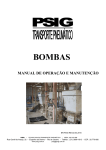 PSIG Bomba B15, B20, B25 e B30 - Manual de Opera&ccedil;&atilde;o e Manuten&ccedil;&atilde;o