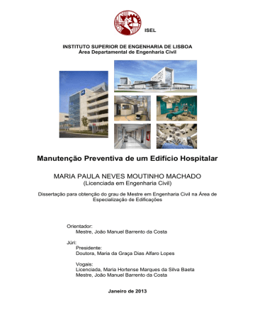 Manutenção Preventiva De Um Edifício Hospitalar | Manualzz Manutenção Preventiva De Um Edifício Hospitalar | Manualzz
