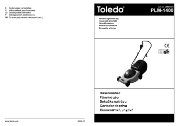 Toledo LMM5001 - PLM-1400 Bedienungsanleitung | Manualzz