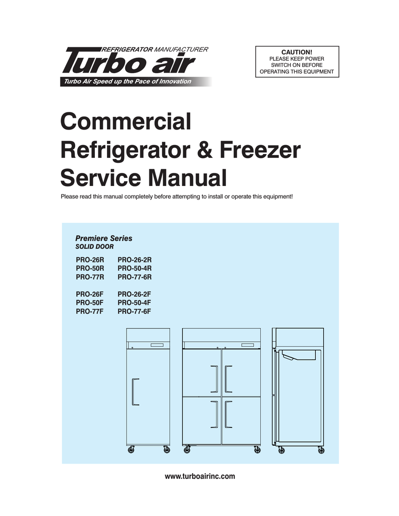 Commercial Refrigerator & Freezer Service Manual Manualzz