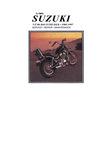 Suzuki Vs700 800 Intruder Clymer