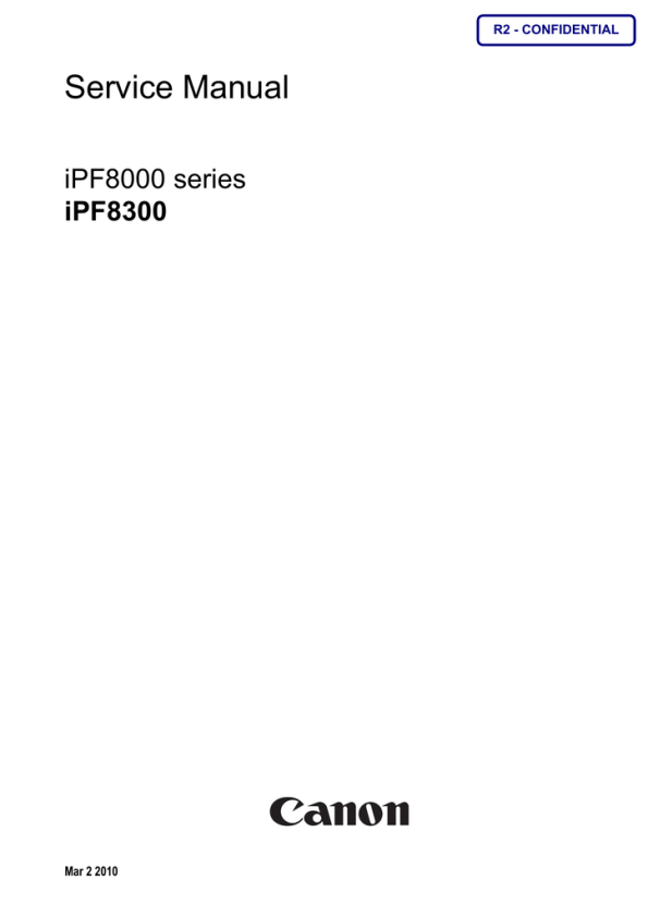 Canon Ipf8000 Series Service Manual Manualzz