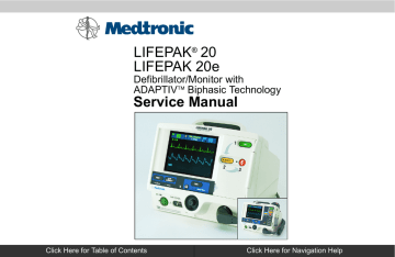 LIFEPAK 20_20e Service Manual.book | Preface