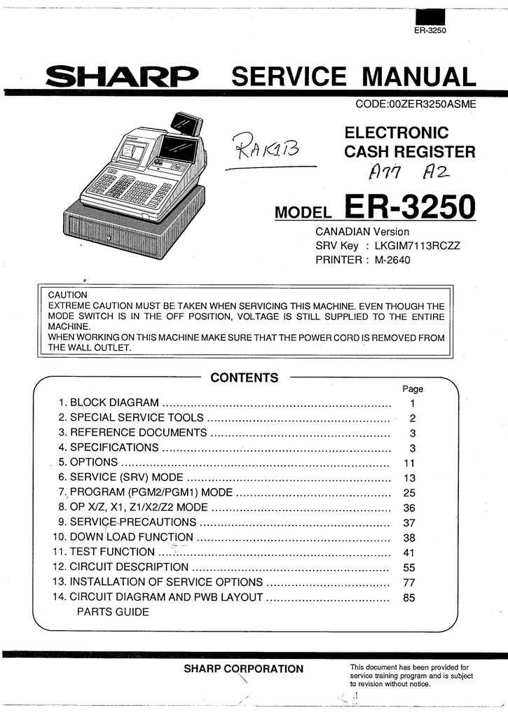 Er3250 Service Manual Great Lakes Business Equipment Manualzz