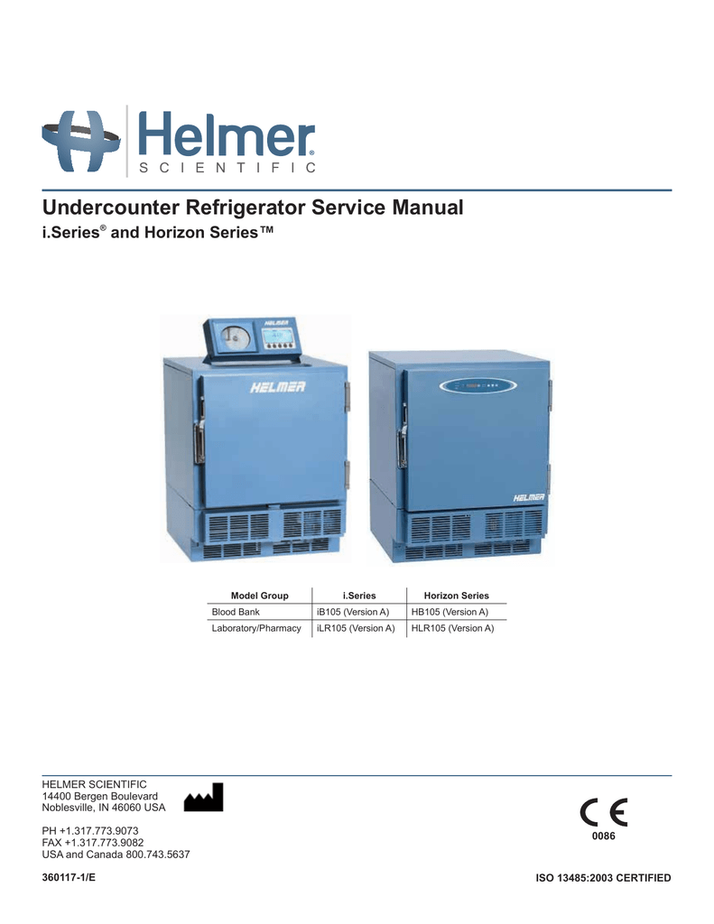 Helmer iB105 A Service manual Manualzz