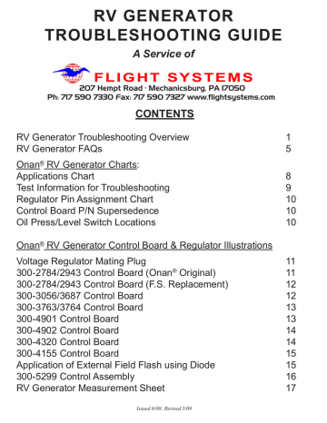 Onan Aftermarket 300-5299 Generator PCB Circuit Board By Flight Systems 