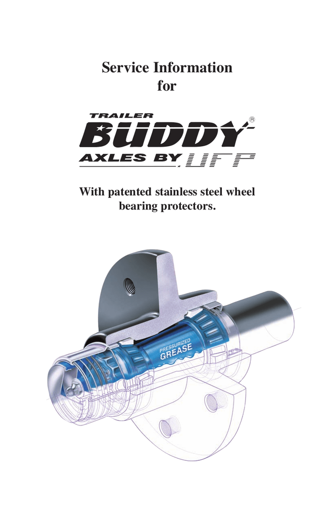 Trailer Buddy Axle Maintenance