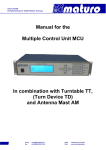 maturo MCU, TT, TD, AM User Manual: AI Chat &amp; PDF