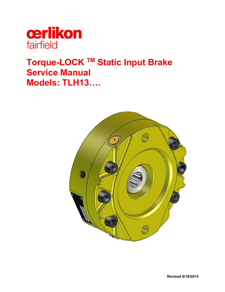 fairfield torque hub service manual