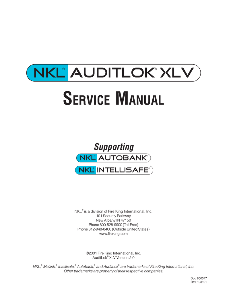 Autobank And Intellisafe Service Manual Manualzz