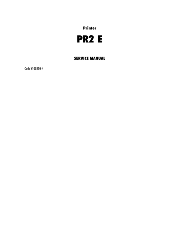 Olivetti Pr2 E Service Manual Manualzz
