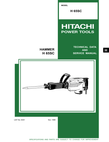 PH-65A Demo Hammers H65SC OEM Hitachi Part # 956-965 Damper For H65
