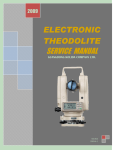 Electronic Theodolite KT 02/05 Service Manual