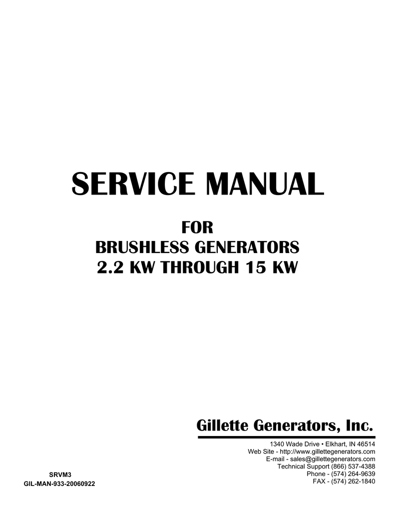 flashing a brushless generator