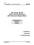 AnsaldoSTS Electric Switch Machines Service Manual