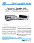 HP 8350A, 85A Manual: AI Chat &amp; PDF Download