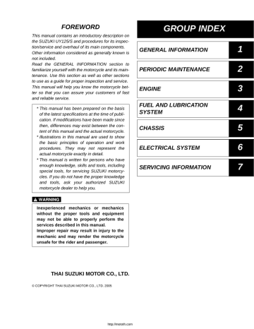 Suzuki Uy125 Service Manual Manualzz